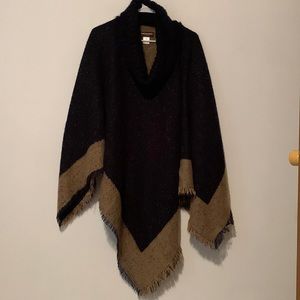 Johnston & Murphy Fringed Poncho